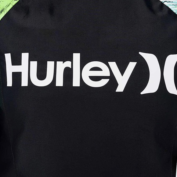 Hurley Girls Rashguard Tankini Tropical Swimsuit Set Sun Protection Cover Up NEW - Picture 5 of 9